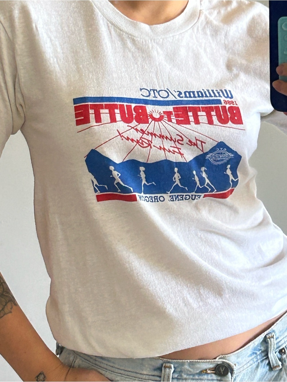 VINTAGE 'Butte to Butte' Eugene Oregon Single Stitch tshirt